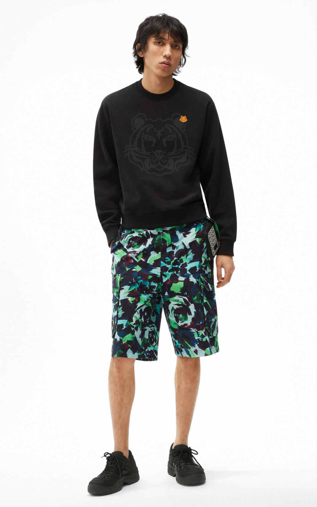 Kenzo K Tiger Sweatshirt Herr | 96052-LSQY